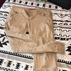 Union bay joggers khaki sz 5